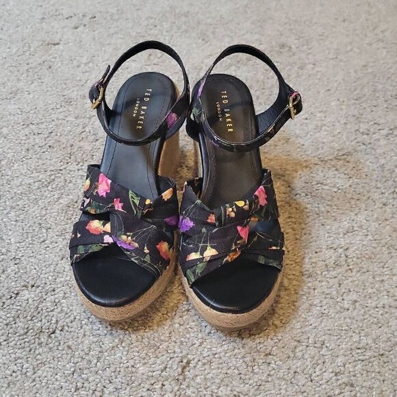 Ted Baker Women's Espadrille Wedge Sandal Size US 7/EU 37.5 - Picture 2 of 9